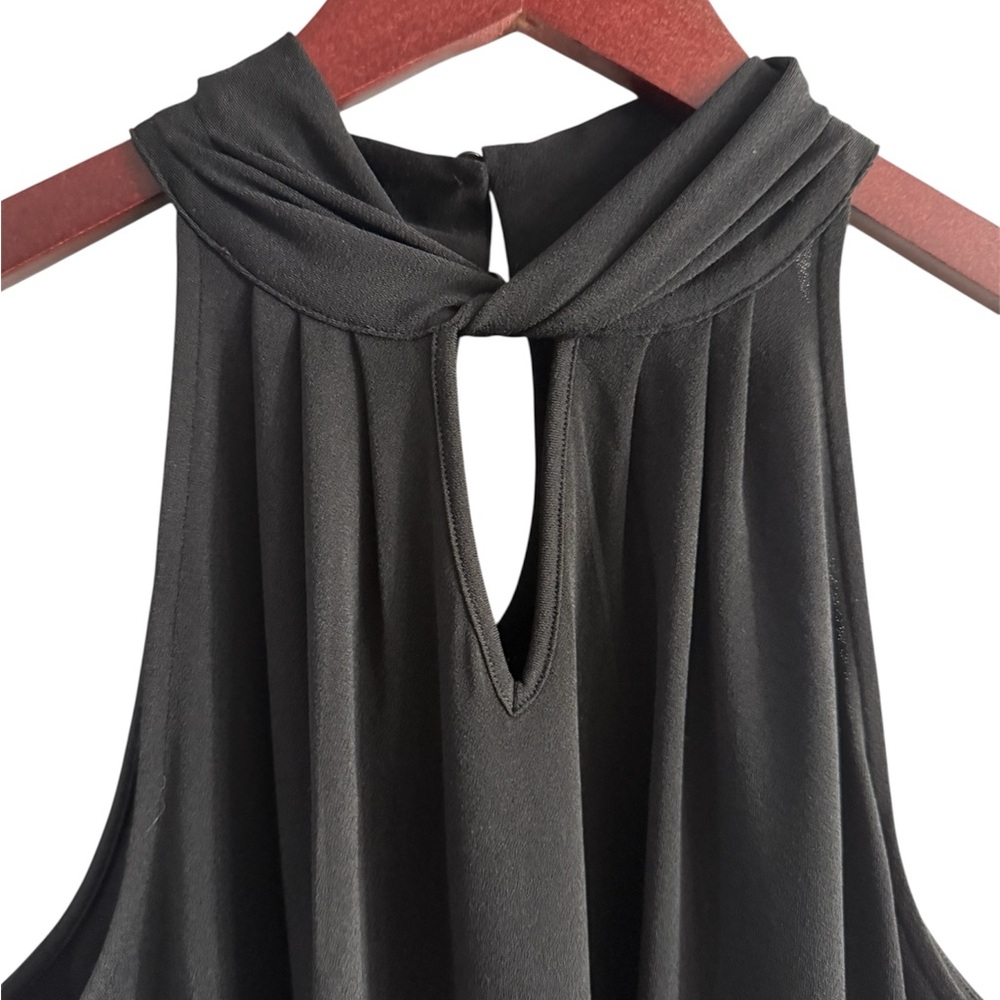 Adrianna Papell Black Sleeveless Top 19” Chest, 25” Length